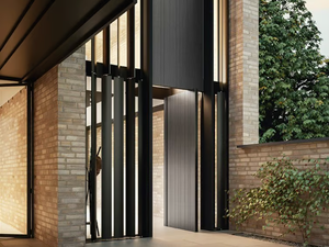 SKYDOORS - DIRETTRICE MODEL - Aluminium armoured door panel for outdoor use _ OIKOS VENEZIA